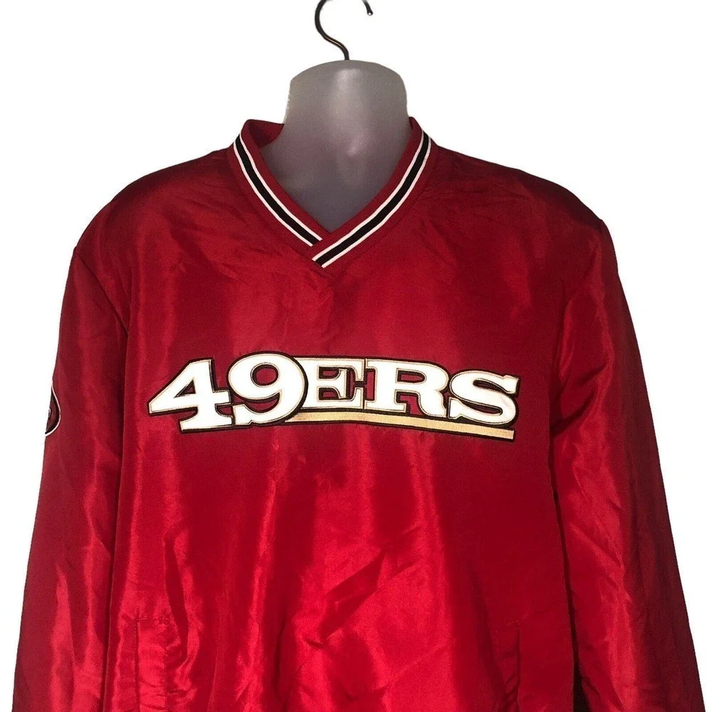 San Franscisco‎ Pullover Mens Size XL 49ers Football NFL Windbreaker Vintage